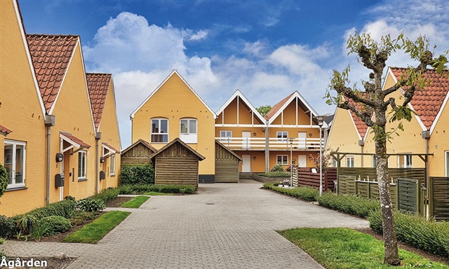 Hyggelig café i Aagaardens beboerlokale