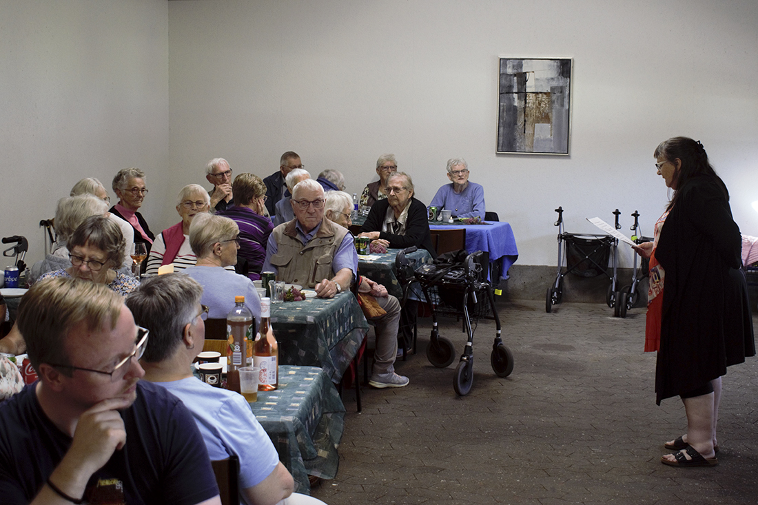 Beboere var samlet til hyggelig sankthans