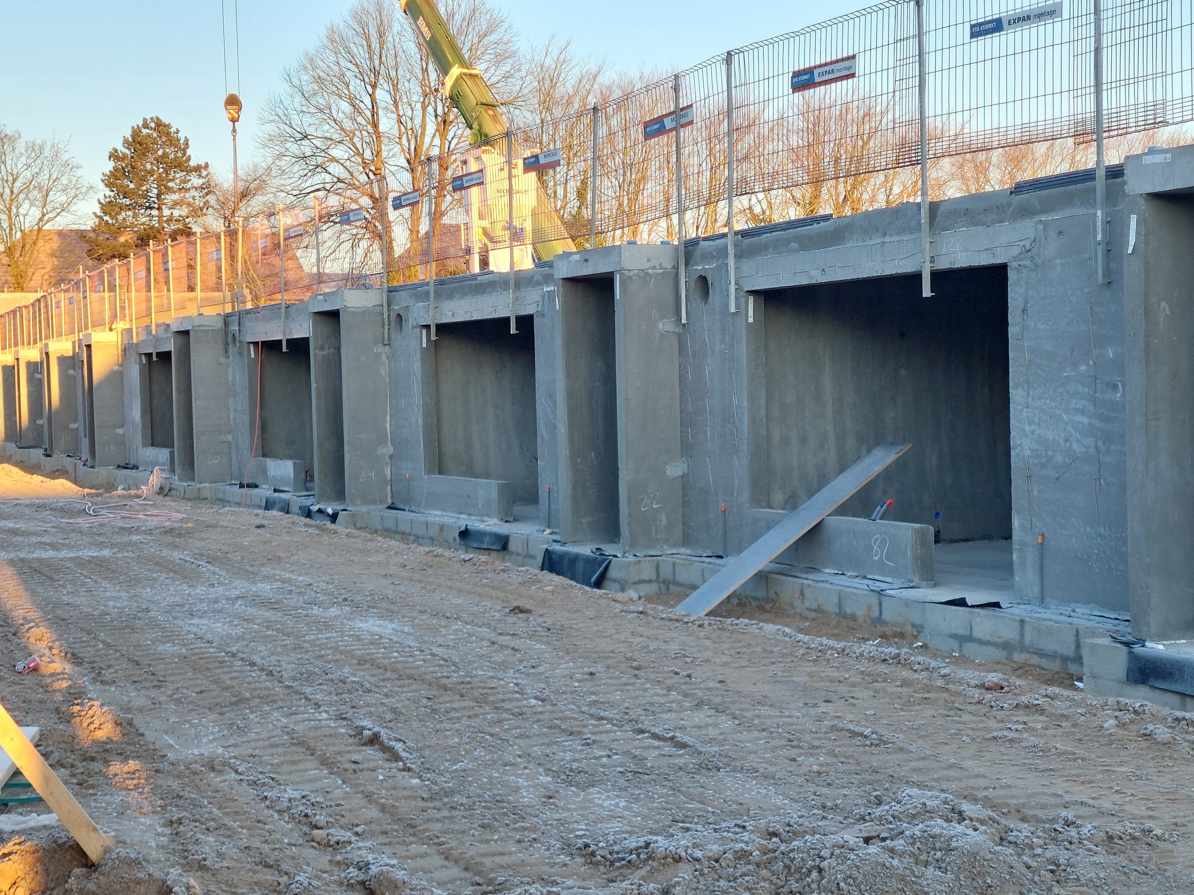 Østerbro byggeriet skrider frem