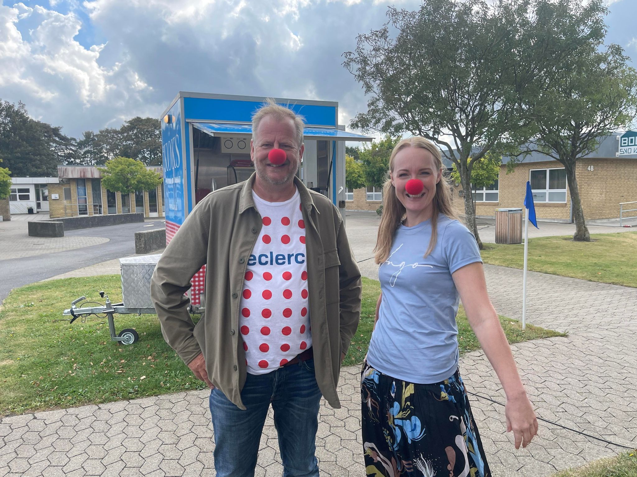 Stemningen var høj, da Cirkus Big slog teltpløkkerne i jorden i Vestparken i Varde.